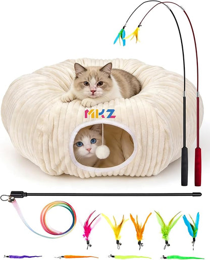 Cat Tunnel for Indoor Cats by MKZ