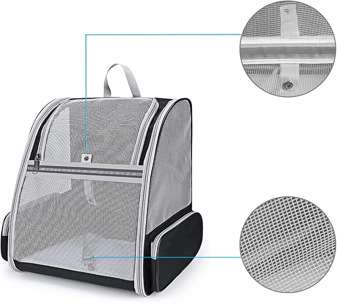 Cat Carrier Backpack, Dog Backpack, Ventilate Pet Cats Puppy Dogs Birds Bunny - Image 3