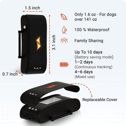 PAJ GPS Dog Tracker - 4G Real-Time Tracking & Runaway Alerts - Waterproof - Image 7