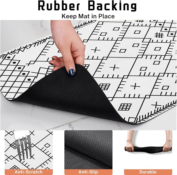 Absorbent Pet Dog Bowl Mat for Food and Water, Pet Cat Food Feeding Mat - Image 4