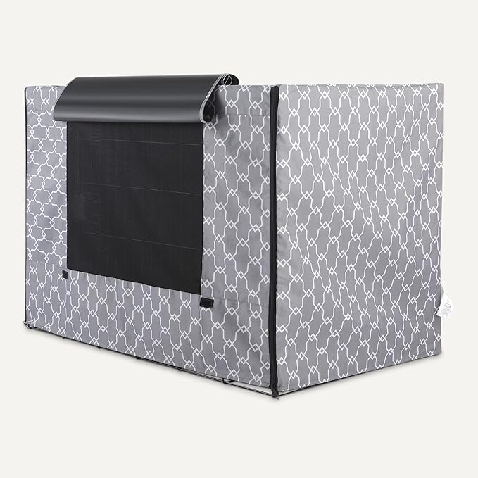 Amazon Basics Dog Crate Cover for 36 inches Wire Cage, Kennel Cover - Image 4