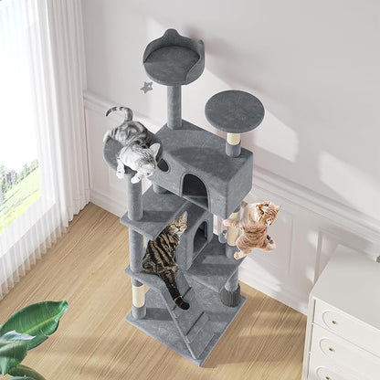 MoNiBloom 77 Inch Cat Tree Tower - Image 8