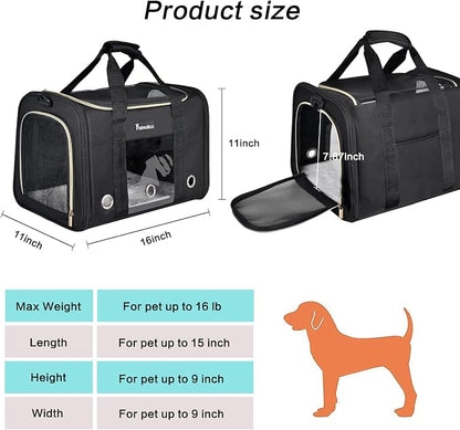 Petmolico Cat Carrier Soft-Sided Pet Bag - Image 6
