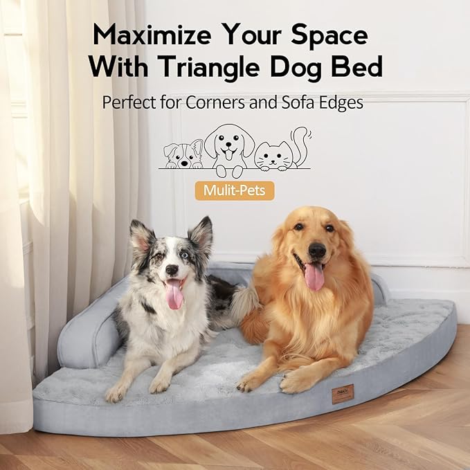 Large Orthopedic Dog Bed with Sides XXXL Dog Beds with Removable Washable Cover - Image 4