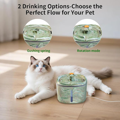 Cat Water Fountain, 2.5L/84oz Cat Fountain - Image 4