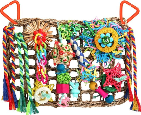 Foraging Toys for Parakeets Cockatiel Conures Lovebirds by YIXUND