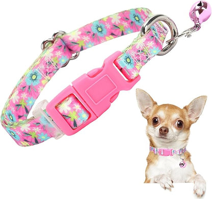 XS Dog Collar with Bell by ONEFOJOJO