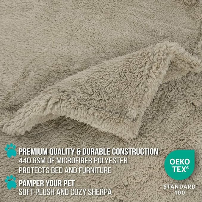 PetAmi Fluffy Waterproof Dog Blanket - Image 4
