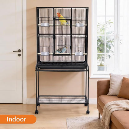 GarveeHome 62.6" H Large Bird Cage, Bird Cage - Image 8