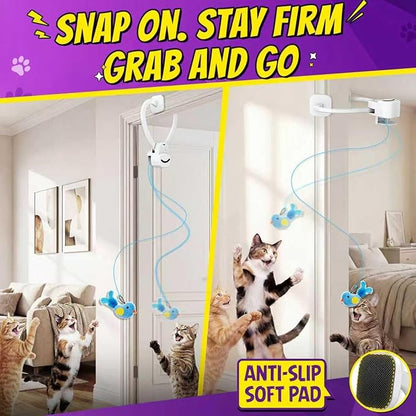 Interactive Cat Toys for Indoor Cats: Automatic Flying Bird Feather Wand Chase - Image 5