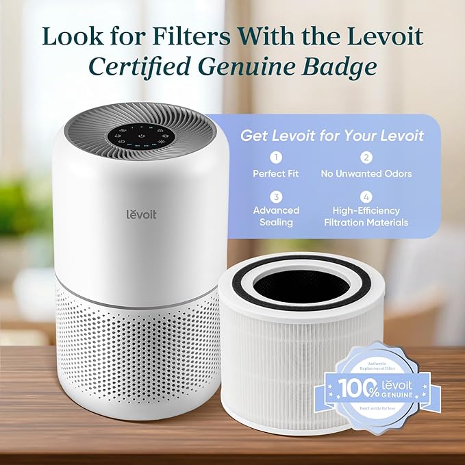 LEVOIT Air Purifier for Home Allergens Pet Hair in Bedroom, Covers Up to 1073 - Image 5