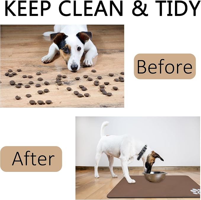 YCT Pet Cat Food Mats for Dog Food Mat, Cat Mat for Food, Pet Dog Cat Feeding - Image 5