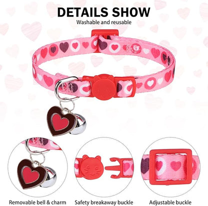 Breakaway Cat Collars for Girl Boy Cats, Fall Winter All Weather Cat Collar - Image 5