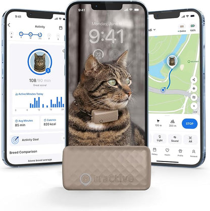 Tractive Smart Cat GPS Tracker | Real-Time Location & Wellness Monitoring by Tractive