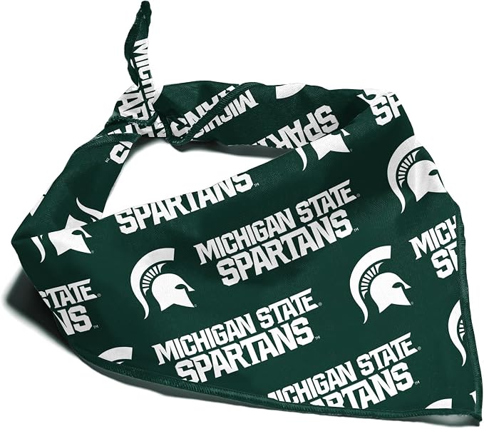 Michigan State Spartans Officially Licensed Bandana by ShopInstaPets