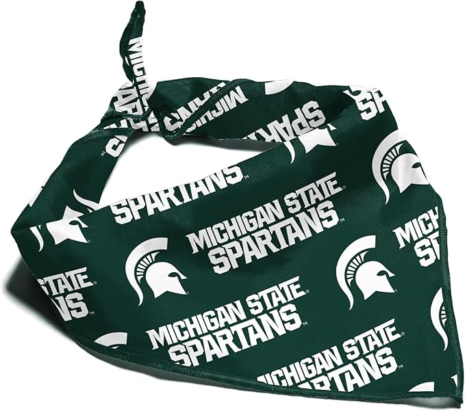 Michigan State Spartans Officially Licensed Bandana by ShopInstaPets