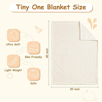 Soft Fleece Baby Blanket Ultra Cozy Baby Blankets - Image 4