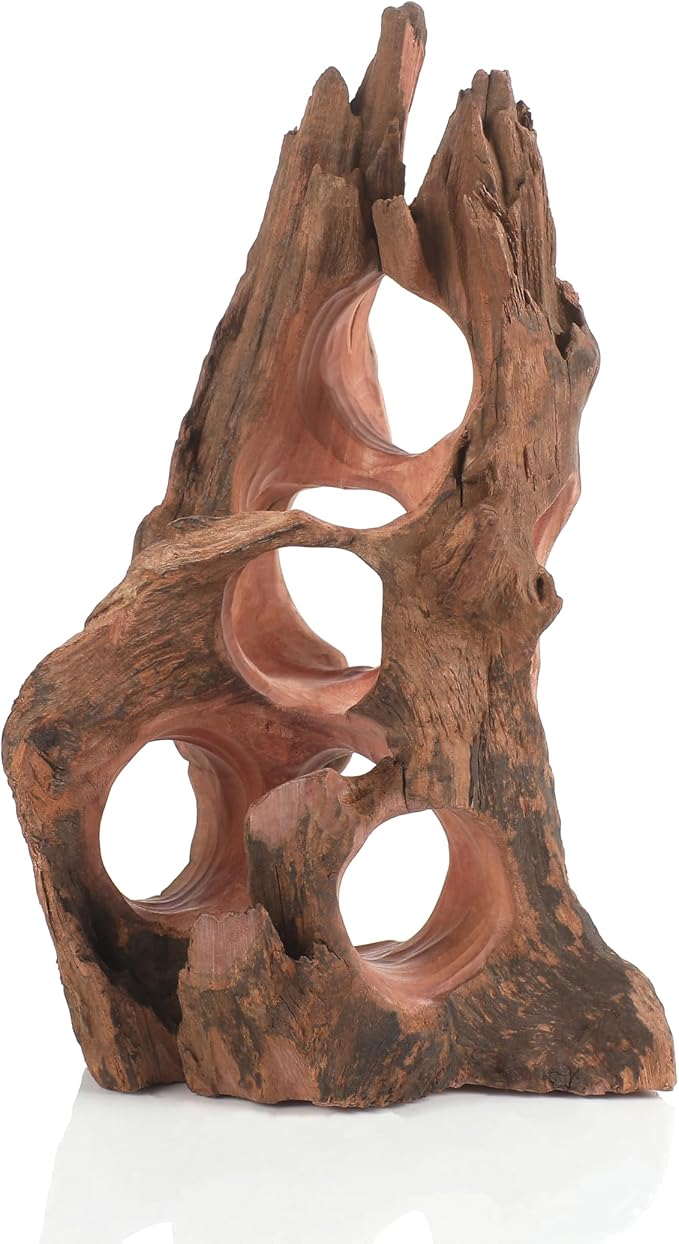 Natural Wood Aquarium Cave Betta Fish Hideout - Image 9