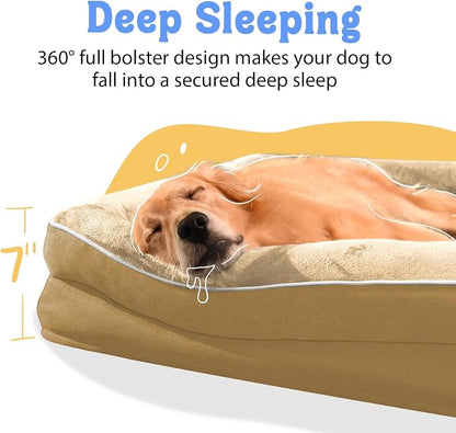 Washable Orthopedic Large Dog Bed - Image 3