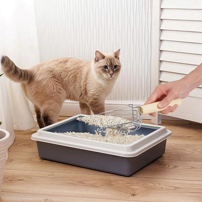 Ownpets Iron Metal Cat Litter Scoop, Heavy Duty Kitty Litter Scooper & Speed - Image 9