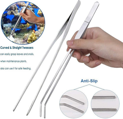 7 in 1 Aquarium Aquascaping Tools Kits, Stainless Steel Aquarium Plant Tools - Image 3