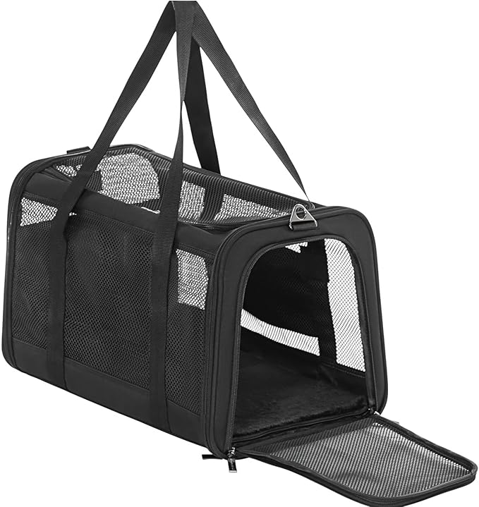 Airline Approved Cat Carrier, Soft-Sided Collapsible Pet Carrier by Petsfit