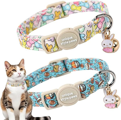 Unique style paws 2 Pack Easter Day Kitten Collar Breakaway by Uniquestylepaws
