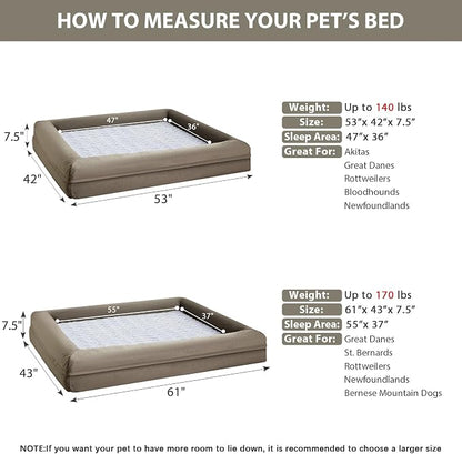 WNPETHOME XXXL Big Dog Bed, Washable Dog Couch - Image 3