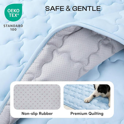 Luciphia Premium Dog Cooling Mat Non-Slip Q-MAX>0.5 Self-Cooling Pad - Image 4