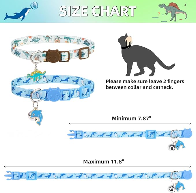PUPTECK Breakaway Cute Cat Collar - Image 2