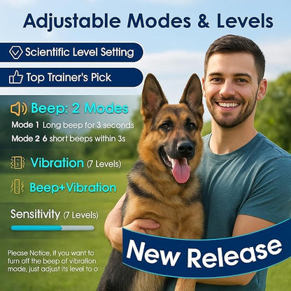 1S Stop Barking Smart Dog Bark Collar, Humane Anti Barking Device - Image 3