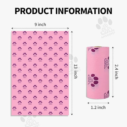 Dog Poop Bags Rolls 300 Count Biodegradable Poop Bags Refills - Image 2
