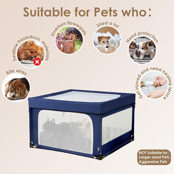 EHEYCIGA 42x42x26 Inches Puppy Playpen - Image 4