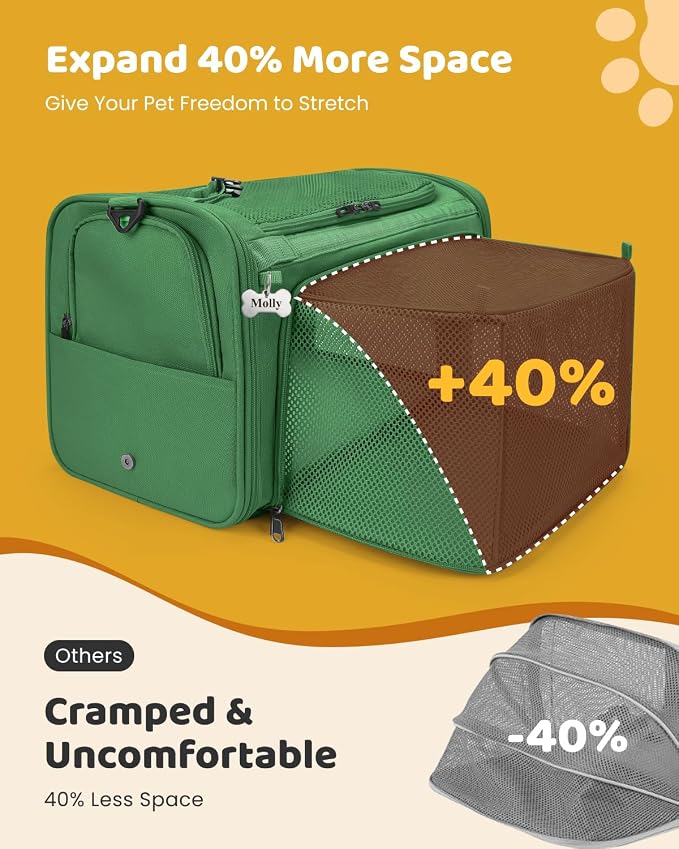 MIDOG Cat Carrier Soft for Small to Medium-Sized Cats, TSA Airline Approved - Image 2