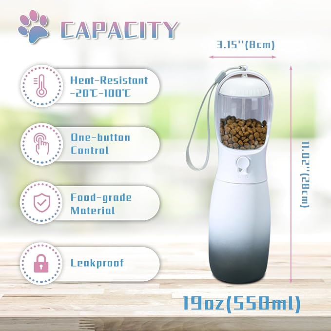 Portable 2-in-1 Pet Water Bottle - Image 4
