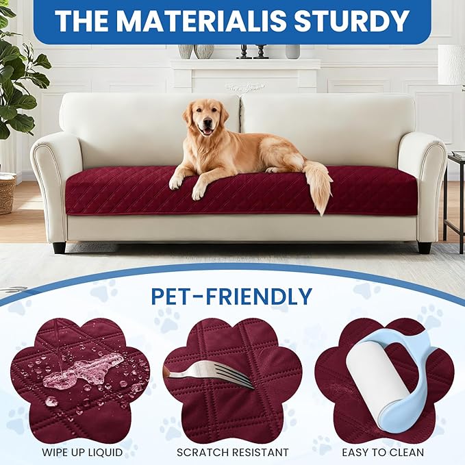 Waterproof Couch Covers for Pets, Waterproof Dog Bed Cover, Anti-Slip Soft Dog - Image 6