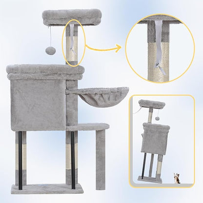Hey-brother Cat Tree Tower, Scratching Posts - Image 7