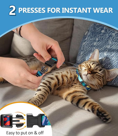 Halypet Cat Harness and Leash Set, Escape Proof Cat Harness, Comfortable Soft - Image 7