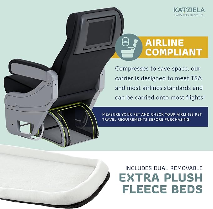 Katziela Wheeled Pet Carrier Backpack - Image 7