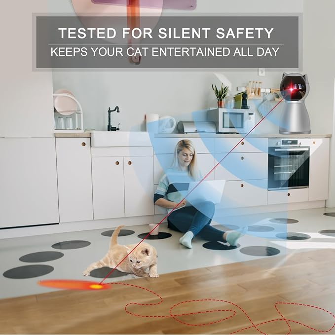 YVE LIFE Laser Cat Toys for Indoor Cats, The 4th Generation Real Random - Image 6