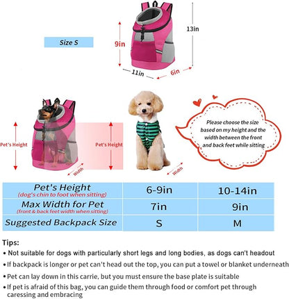 Dog Backpack Carrier, Front Chest Carrier - Image 3
