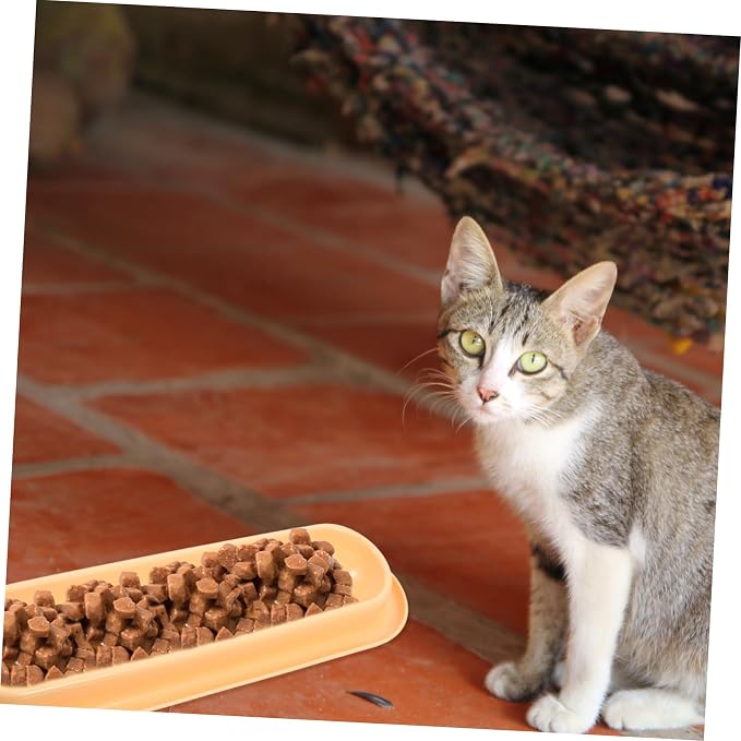 POPETPOP Household Skid Pet Bowl Portable Kitten Bowl - Image 3