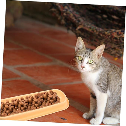 POPETPOP Household Skid Pet Bowl Portable Kitten Bowl - Image 3