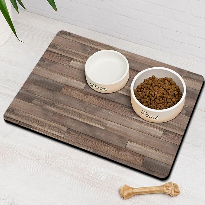 Pet Feeding Mat for Floors Waterproof Dog Mat for Food and Water Absorbent - Image 8
