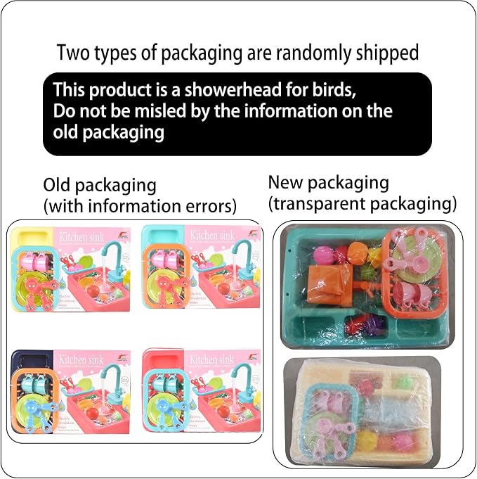 kathson Parrot Bathtub, Automatic Bird Shower Box, Bird Bathing Tub Pool Toy - Image 9