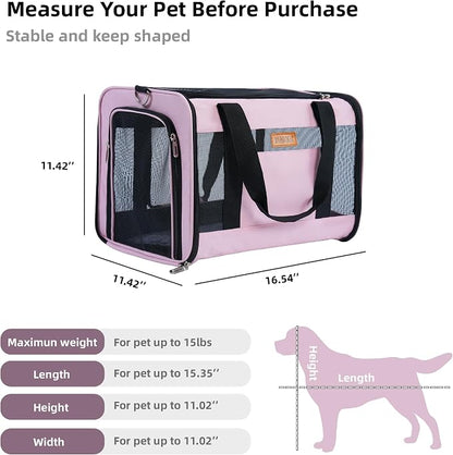 YUNIQUE Soft-Sided Cat & Dog Carrier - Image 2