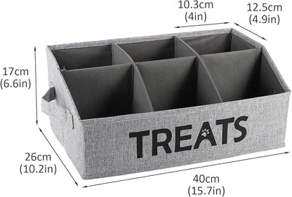 Dog Treat Container Storage Basket pet Food Storage containers Great - Image 3