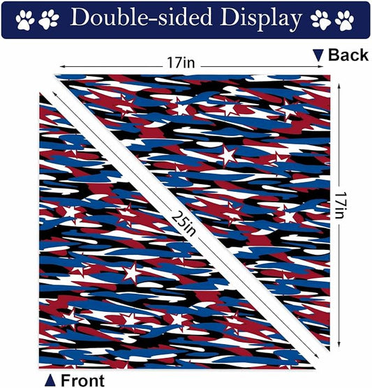 4th of July Dog Bandanas, Independence Holiday Bandana, Premium Durable - Image 2