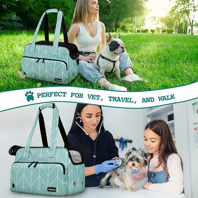 PetAmi Small Dog Purse Carrier, Soft-Sided Pet Carrier Bag - Image 6