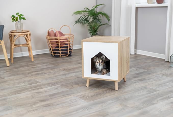Trixie Isa Indoor Cat Condo, Modern Cat Bed Side Table & Nightstand, Cat - Image 2